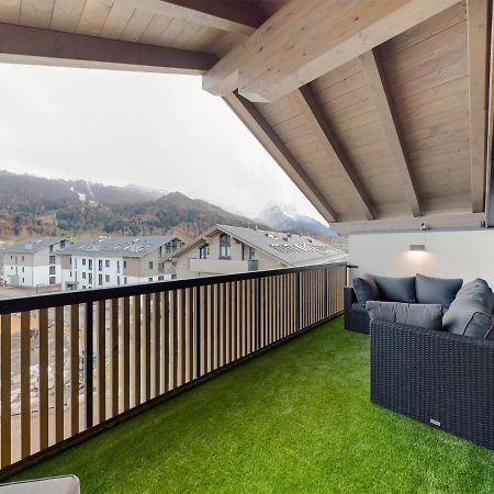Alpenliebe Apartment การ์มิช-พาร์เทนเคียร์เชน ภายนอก รูปภาพ