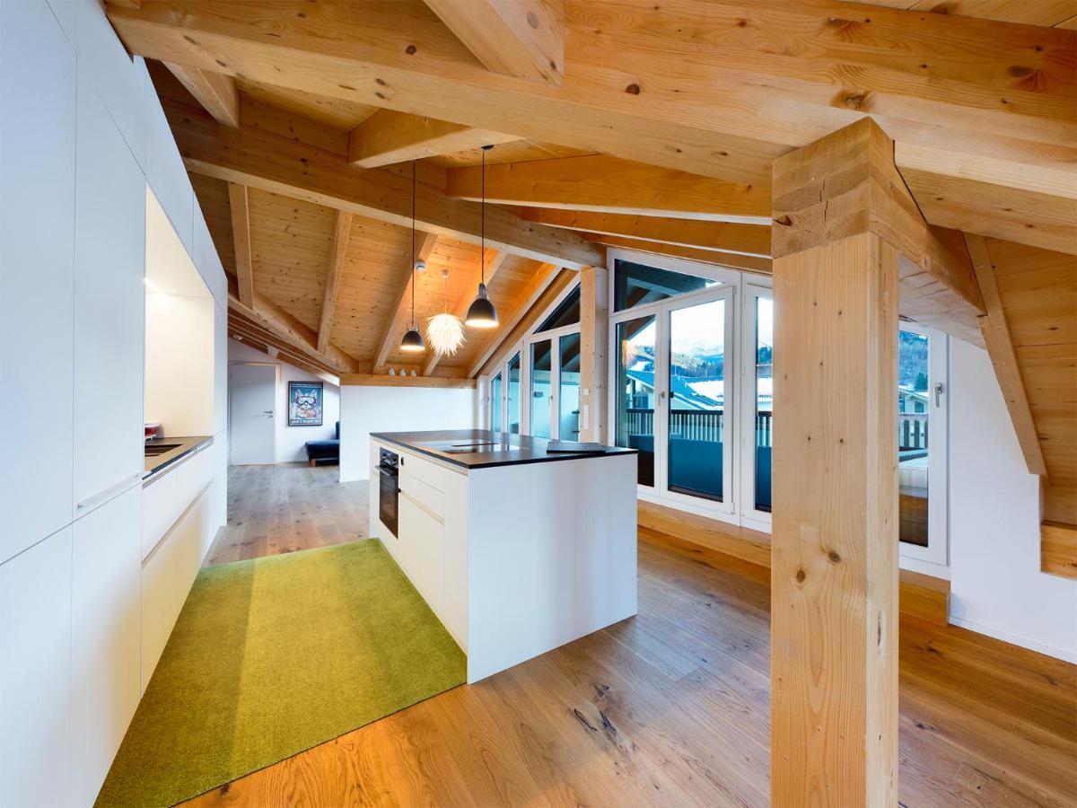 Alpenliebe Apartment การ์มิช-พาร์เทนเคียร์เชน ภายนอก รูปภาพ
